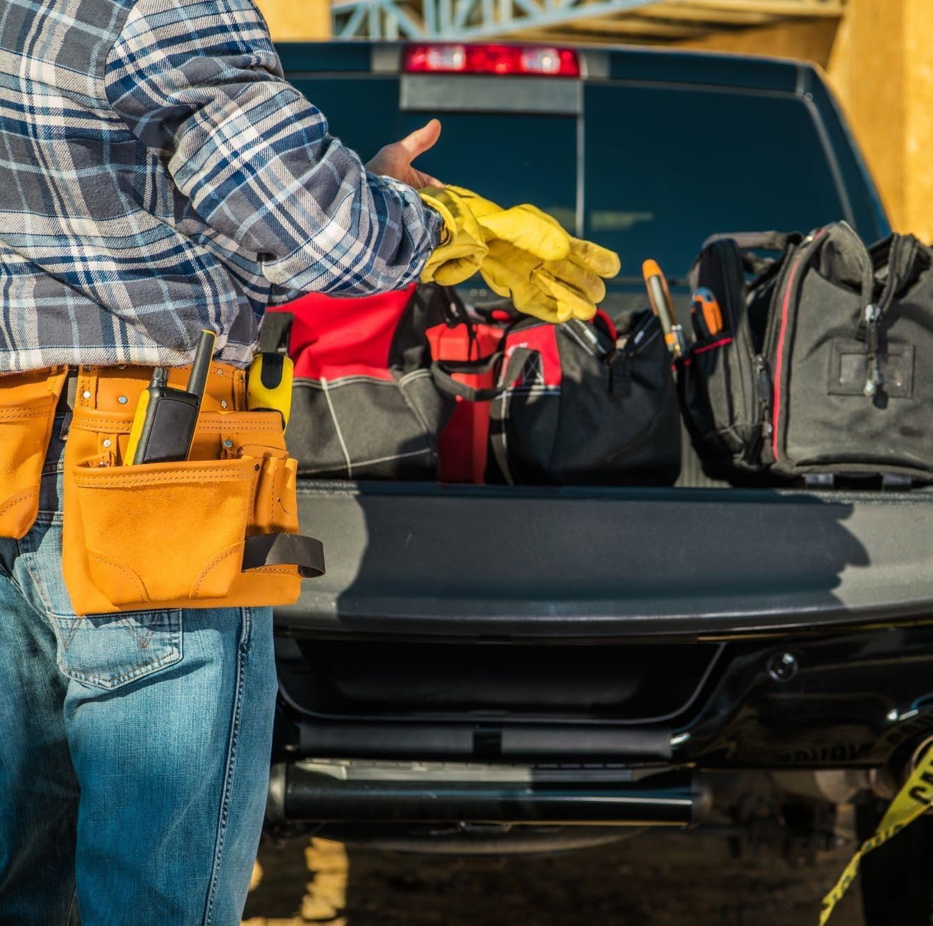 Leather Work Gloves for Men & Women - Image 2